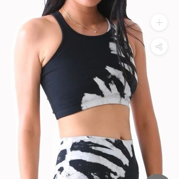 ELECTRIC & ROSE WOMENS SIZE XS BELLA BRALETTE ARID WASH I ONYX/BEACHWOOD - Picture 1 of 5